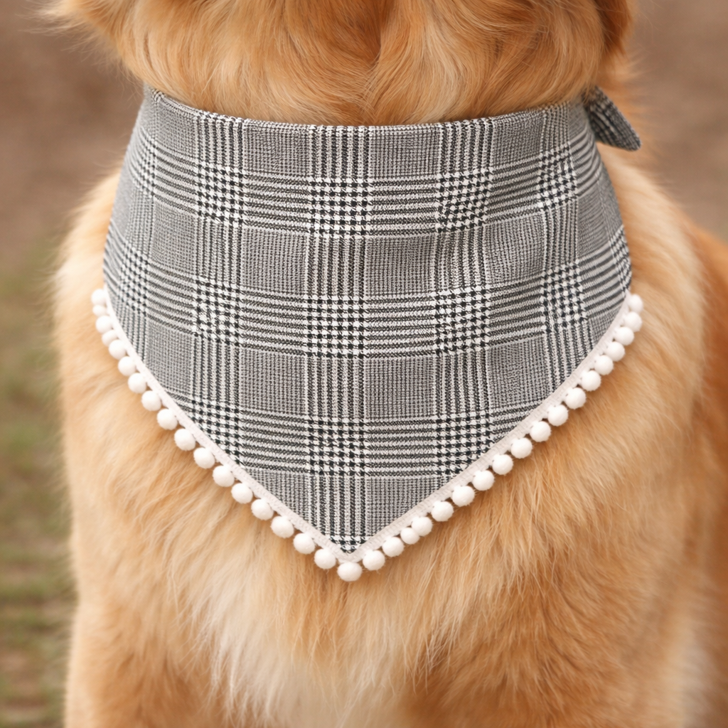 Bandana Pied de Poule Pon Pon