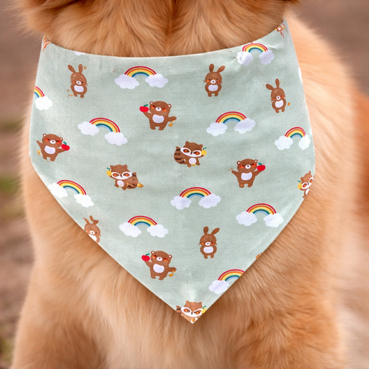 Bandana Arcobaleno e Animaletti