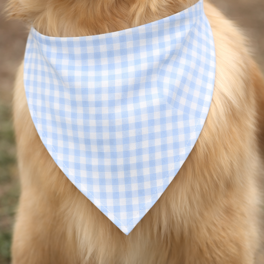 Bandana Personalizzabile quadri Azzurra